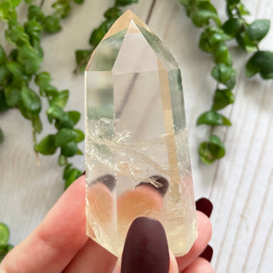 citrine quartz point natural from brazil